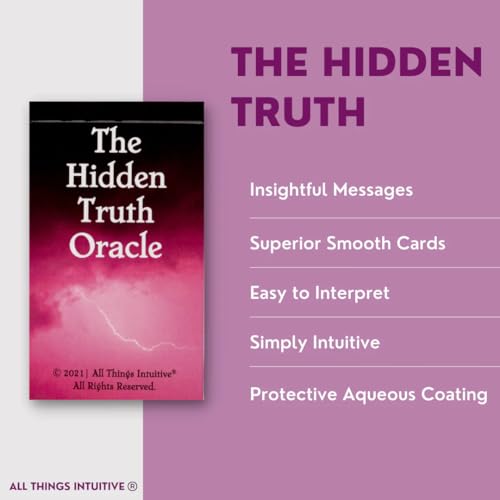 Image of AYME The Hidden Truth Oracle | Tarot Oracle Deck with 54 Cards | Traditional Standard Tarot Oracle Deck for Fortune Telling and Divination for Adults