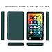 Mp3 Player Case for innioasis G1 G3 4.0 inch, Fotosuncy Slim Fit Soft TPU Matte Cover with Cleaning Cloth Deep Green