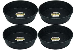 Little Giant 3-Gallon Rubber Feed Pan - Set of 4