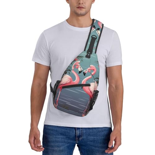 Mochila cruzada pequeña para senderismo unisex miniatura 7