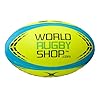 World Rugby Shop X Gilbert G-TR4000 Rugby Ball Size 5 - Durable Rugby Equipment - Triangular Surface Grip - 3 Ply Construction - Fluro #1
