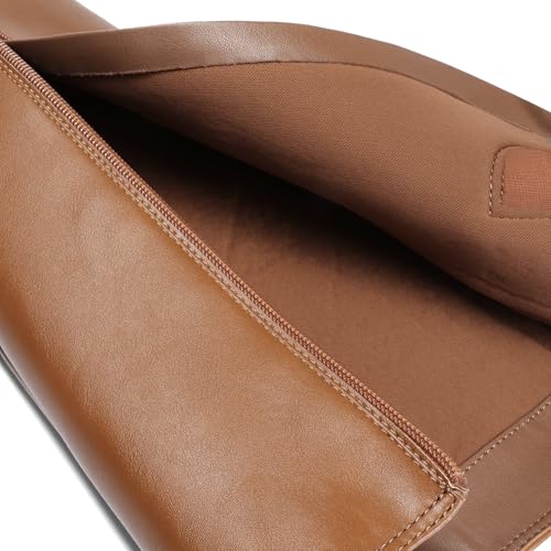 DREAM PAIRS DREAM PAIRS Women's Knee High Boots Chunky Heel Square Toe Tall Boot for Women with Side Zipper,Size 10,Brown,DWUMKB2509