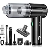 【Kompakt, kabellos & leicht】 Genießen Sie ultimative Reinigungsfreiheit mit diesem leichten Handstaubsauger Akku! Der ultrakompakte Mini Staubsauger ist Ihr idealer Autostaubsauger für unterwegs – einfach transportieren und überall verstauen. Trotz kompakter Größe: Die starke Saugleistung (20.000 PA) entfernt Staub und Schmutz aus Ihrem Auto blitzschnell für ein makelloses Ergebnis.