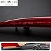 Mingrui test 2Pcs Red LED Rear Bumper Reflector Light for Chrysler 300 2015 2016 2017 2018 2019 2020 LED Brake Light Tail Light Replace OEM Rear Bumper Reflector Red Lens