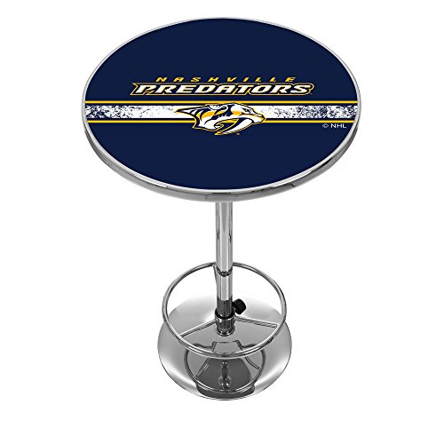 Trademark Gameroom NHL Nashville Predators Chrome Pub Table