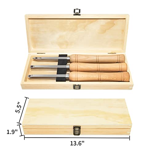 DEEFIINE 3pcs Mini Carbide Lathe Set