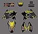 ZHANGXI 0026 Nouveau Stock Team Graphics Stickers Stickers Fit pour Suzuki DRZ400 KLX400 DRZ KLX 400 Autocollant Toute l'année Fond de Moto