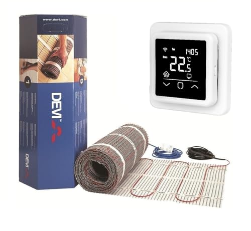 Devi Devimat Dsvf150 - Juego De Cama Fina Con Calefacción Por Suelo Radiante Devireg 530