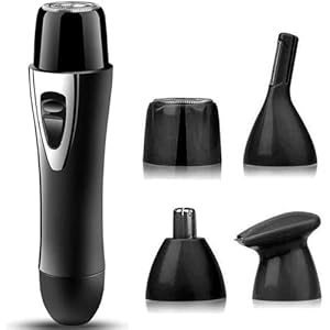 USB Rechargeable 3-in-1 Ear Nose Hair Trimmer Clipper – Electric Face Care Shaving and Beard Cleaning Machine, Portable Nose Hair Trimmer for Men and Women Razor