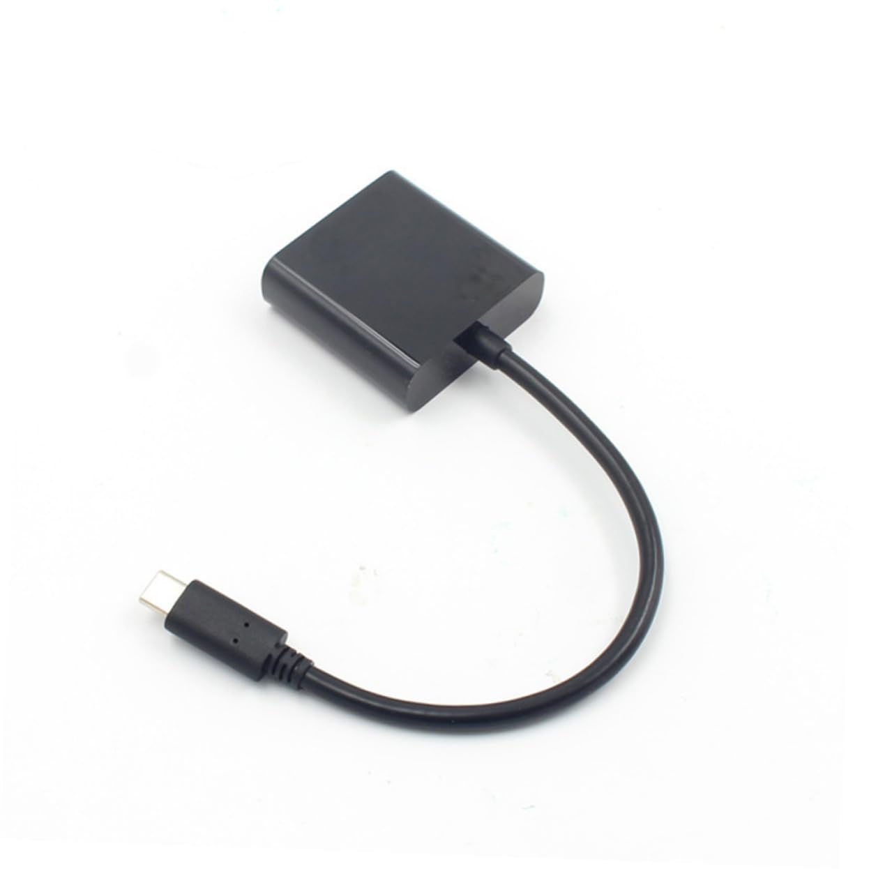OSALADI 3pièces Adaptateur USB-c vers Vga Câble De Connexion Type-c Male vers Vga Femelle pour TV Projecteur Moniteur Noir