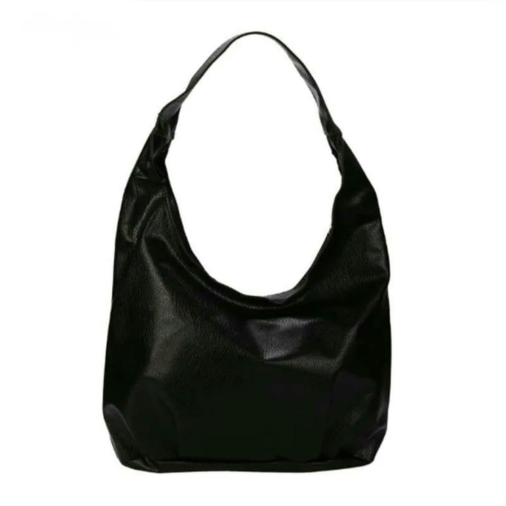 Sac fourre-tout noir style raviolis avec une grande capacité de rangement