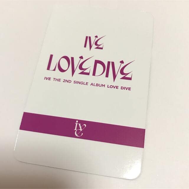 Amazon.co.jp: IVE LOVE DIVE 中国NAMIL 公式特典 トレカ リズ
