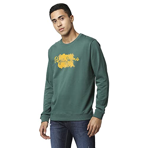 Image of Pepe Jeans Men's Cotton Hooded Neck Sweatshirt