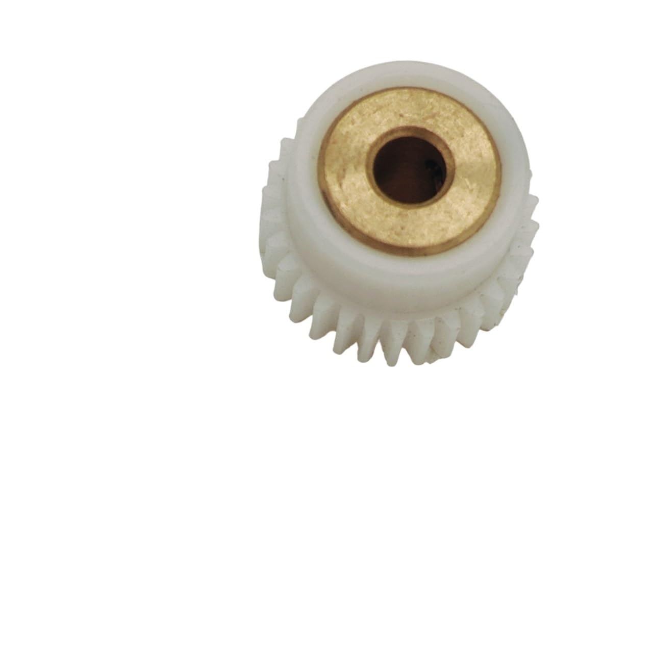 Cylindrical Drive 1pcs Cylindrical Pinion 0.8 Module 33 Teeth Straight Teeth Step Spur Gear 0.8M 33T Plastic Spur Gear with Copper Sleeve Rack Machinery(6MM BORE)