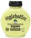 Inglehoffer Dijon Mustard, Traditional, 9 Ounce (Pack of 6)