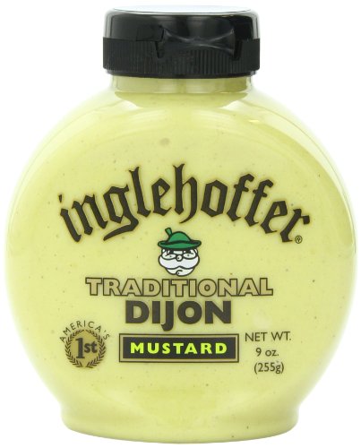 Inglehoffer Dijon Mustard, Traditional, 9 Ounce (Pack of 6)