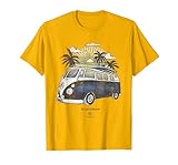 Produit sous licence officielle Volkswagen avec le motif Campervan Beach Sketch de type 2 T1.