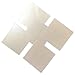Plaques de mica pour micro-ondes, accessoires de cuisine pour four à micro-ondes, Pièces de rechange pour coussins isolants micro-ondes en mica, 13cm x 13cm (5 PCS)