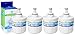 Produktbild 4x AquaHouse AH-S3F Wasserfilter kompatibel für Samsung Kühlschrank DA29-00003F, HAFIN1/EXP, DA97-06317A-B, DA29-00003A, DA29-00003B