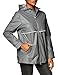 Charles River Apparel Womens New Englander Wind & Waterproof Rain Jacket, Grey/Reflective, Medium US
