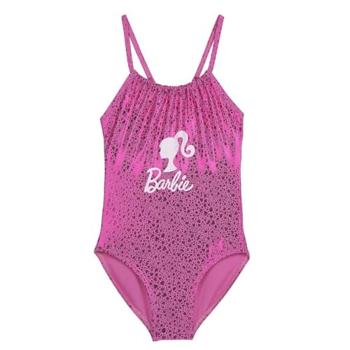 Barbie Bañador Niña Rosa-Marca EAN: 8445484524383-Talla: 8 Años Costume a Slip, Multicolore, Taglia Unica Bambini e Ragazzi