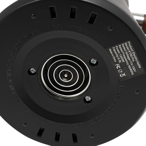 Tetera eléctrica 0.9L 1200W con control temperatura LED miniatura 5