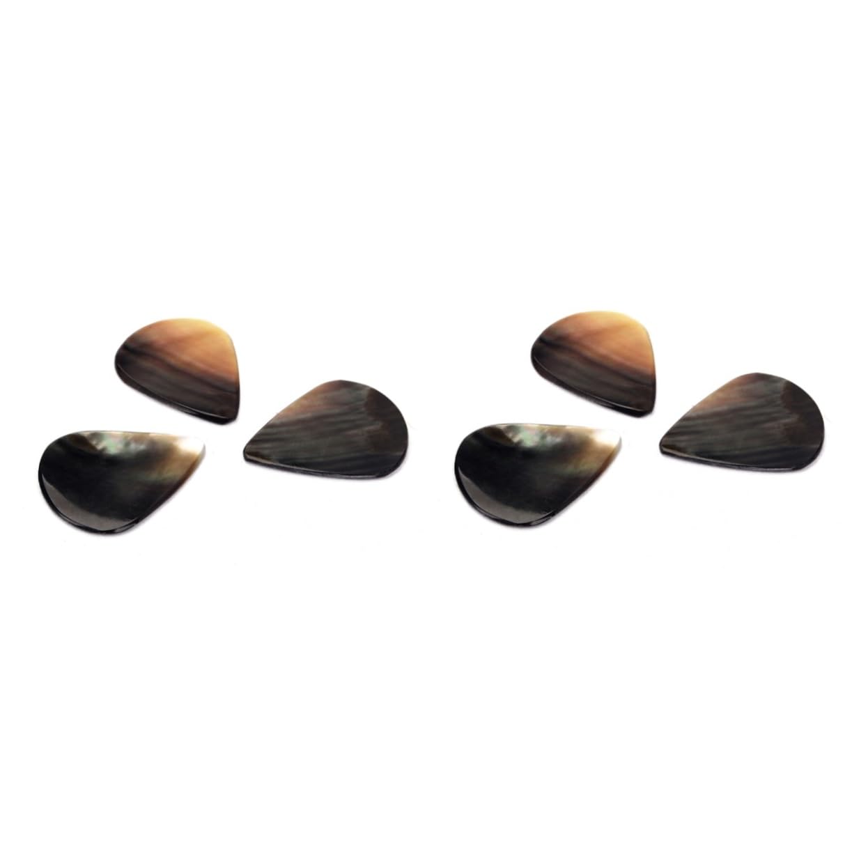 VICASKY 6 púas de guitarra para ukelele, púas para ukelele, bajo, púas de guitarra únicas, púas de pulgar para guitarra, púas de guitarra para guitarra acústica, acero inoxidable