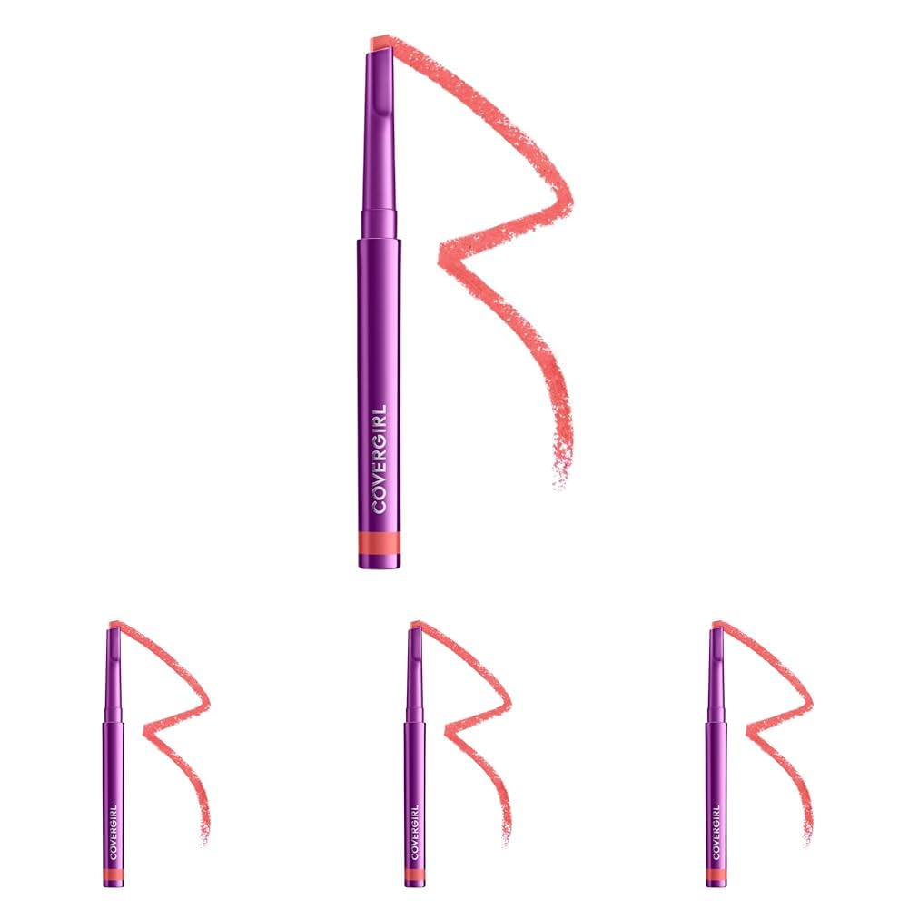COVERGIRL Simply Ageless Lip Flip Liner in Brilliant Coral (Pack of 4)