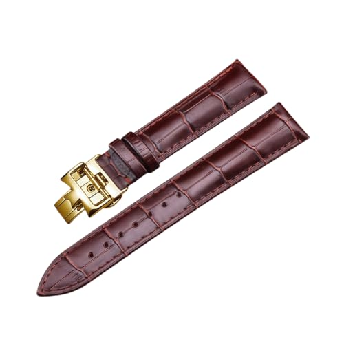 Bracelet de montre 24mm cuir authentique fermoir papillon acier pour Fiftysix Métiers d'art