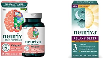 NEURIVA Brain Performance 12/28 ct Relax & Sleep – Capsules 12/30 ct.