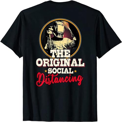 AmAirArT Welder Gifts Funny Welding Gift Idea Mens T-Shirt Black M