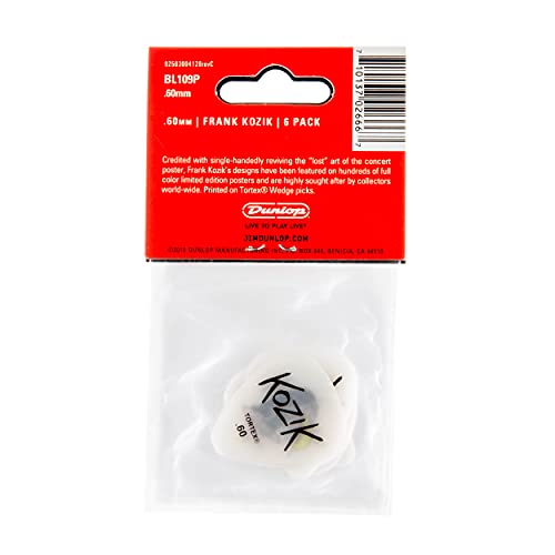 Boîte de 6 médiators Frank Kozik Blackline Originals – Dunlop BL109P60 - Les Beatles, Paul McCartney, John Lennon, RIngo Starr, George Harrison Boîte de 6 médiators Frank Kozik Blackline Originals - Dunlop BL109P60 – Image 4