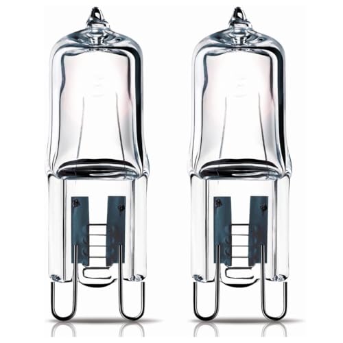 Kanta 40W G9 Halogen Oven Bulbs 230V – Heat Resistant up to 300°C – Compatible with Bosch, Belling, Smeg, Hotpoint, Neff, Zanussi, AEG, CDA, Indesit & More – Capsule Light for Lamp/Cooker/Stove (2)
