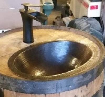 16" Oval Mexican Copper Sink Drop-In OR Under-Mount by SimplyCopper