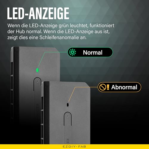 EZDIY-FAB Hub para ventiladores RGB de 10 puertos, compatible con ventiladores RGB de 6 pines y dispositivos ARGB, con cable SATA - imagen 5