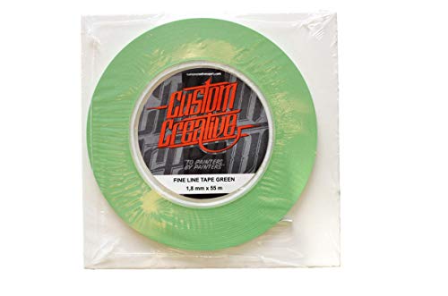 Colourfox Cinta Vinilo Verde Ultra Flexible para aerografia Custom (1.8mm) Cover