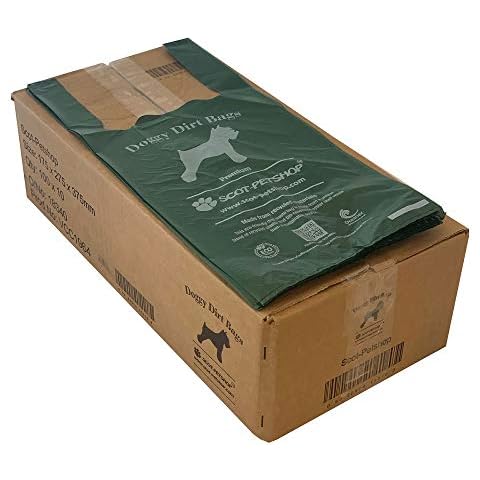 SCOT-PETSHOP PREMIUM Large Thick Green Dog Waste Bags - 1000 Poo Bags (Not On A Roll)… Cover