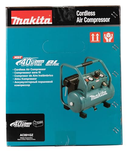Compresseur à batteries (solo) 40V 9.3 bar sans huile - MAKITA AC001GZ
