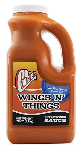 Cookies Wings N Things Buffalo Wing Sauce, 70 Ounce
