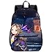 Produktbild wwttoo 3D gedruckte Cartoon Schultasche Lässiger Schulrucksack Atelier Firis geeignet für Jungen, Grund- und Mittelschüler Größe: 45x30x15 cm/17 Zoll Teen Rucksack