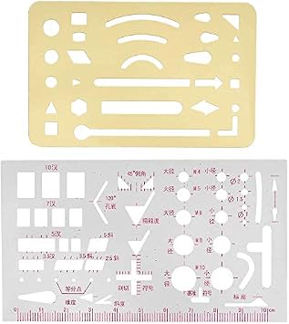 Utoolmart Geometry Compass Set with Pencil Eraser Compass Ruler Tape for Drawing Engineering Drafting Building Office Supplies