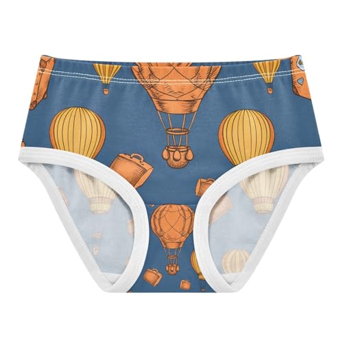 Orange Hot Air Balloons Toddler Girls's Underwear 2T 202c1318