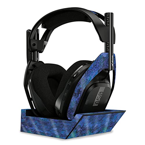 Image of MightySkins Glossy Glitter Skin Compatible with Astro A50 Wireless Headphones + Base Station (Gen 4) - Blue Ice | Protective, Durable High-Gloss Glitter Finish | Easy to Apply | Made in The USA