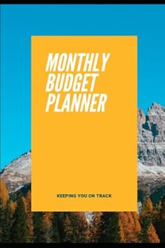 Paperback Monthly Budget Planner Book