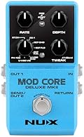 8 distinct modulation effect models Analog dry signal path for low noise and zero latency Mono or stereo output Built-in send-return loop 4 parameter control for effect settings Power supply - 9Vdc power adaptor (Required/not supplied)