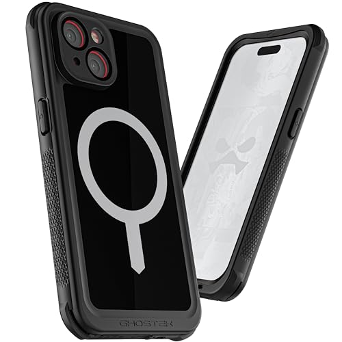 Coque étanche iPhone 15 Ghostek Nautical contre les chutes et l'eau MagSafe