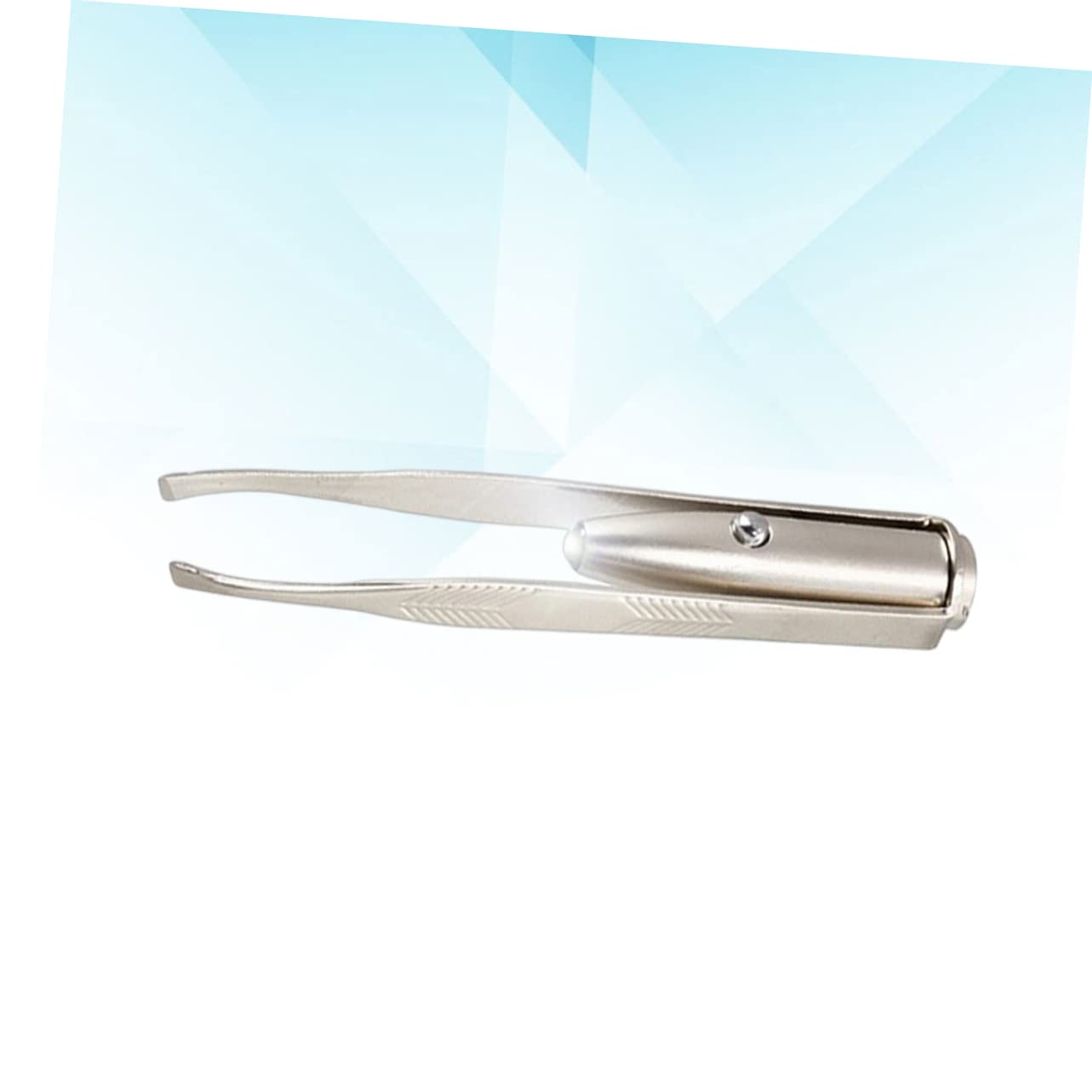 OUNONA LED Light Eyelash Eyebrow Hair Removal Tweezers Portable Makeup Tool with Illumination for Precision Grooming and for Women