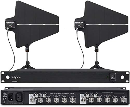 Wireless Microphone Amplifier 470-952MHz Antenna Distributor for Wireless Mic System,school,meeting