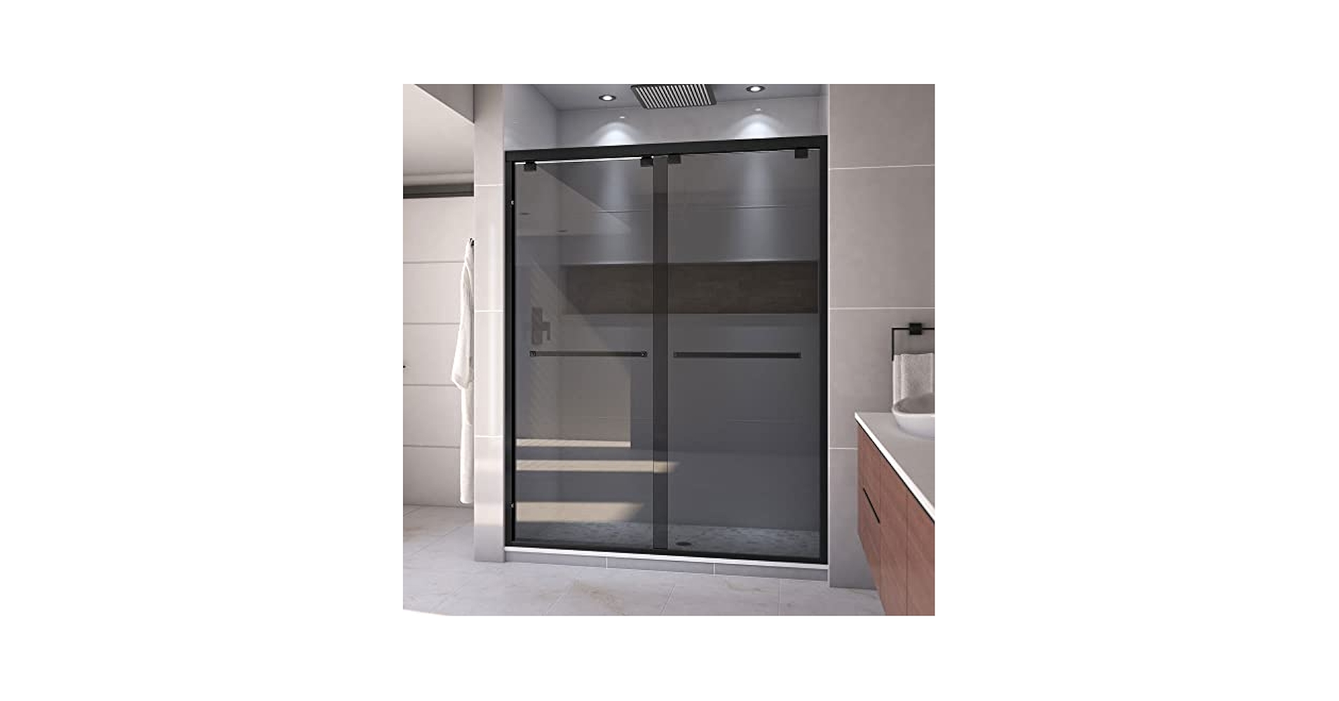 DreamLine Encore 56-60 inch W x 76 inch H Semi-Frameless