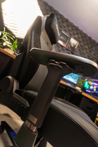 MAX RACER - Cadeira Gamer Massageadora Heavy-SMI - Poltronas Gamer de Aço, Cadeira Ergonômica - 8 Po